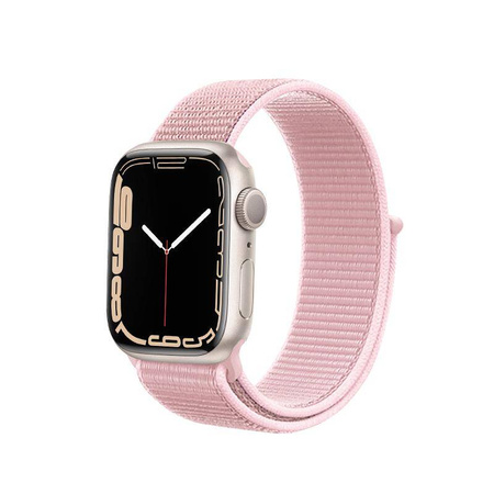 Crong Nylon Loop For Apple Watch Mm Powder Pink Cases And