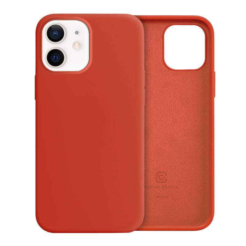 iphone 12 mini red silicone case