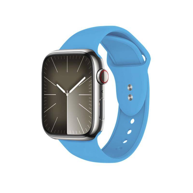 Crong Liquid Band for Apple Watch 42 44 45mm Blue Cases and