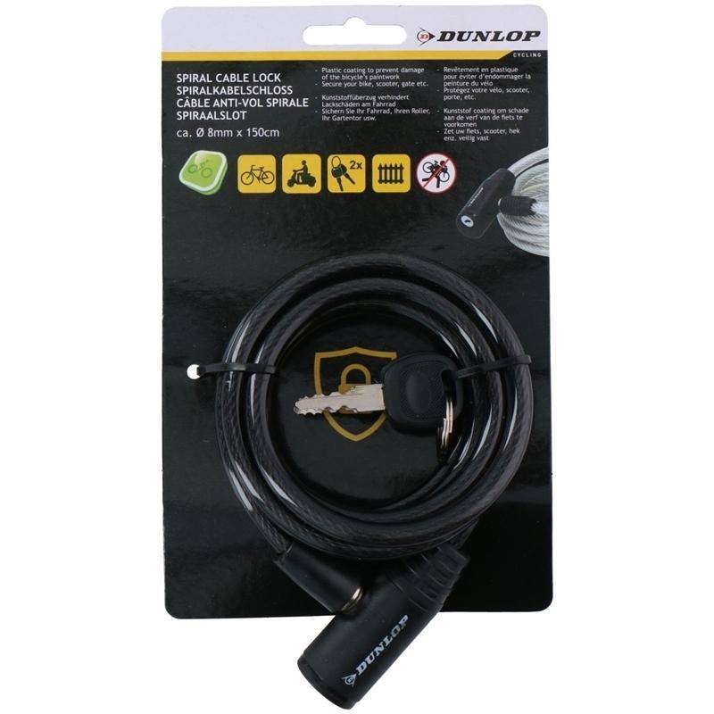 dunlop spiral cable lock