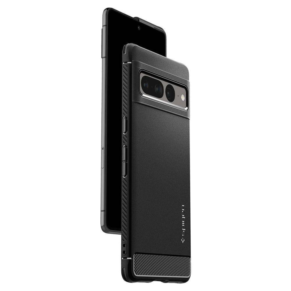 Spigen Rugged Armor Matte Black Phone Case For Google Pixel 8