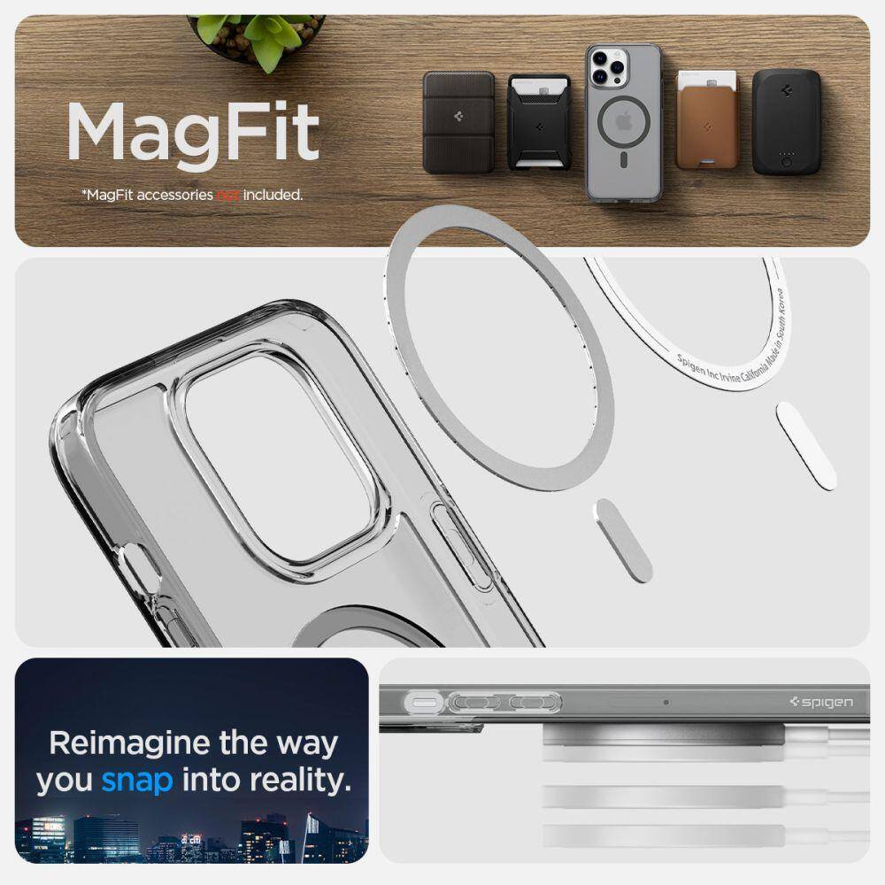 Spigen Ultra Hybrid Mag (MagFit) Compatible with MagSafe Designed for  iPhone 12 / iPhone 12 Pro Case (2020) - White