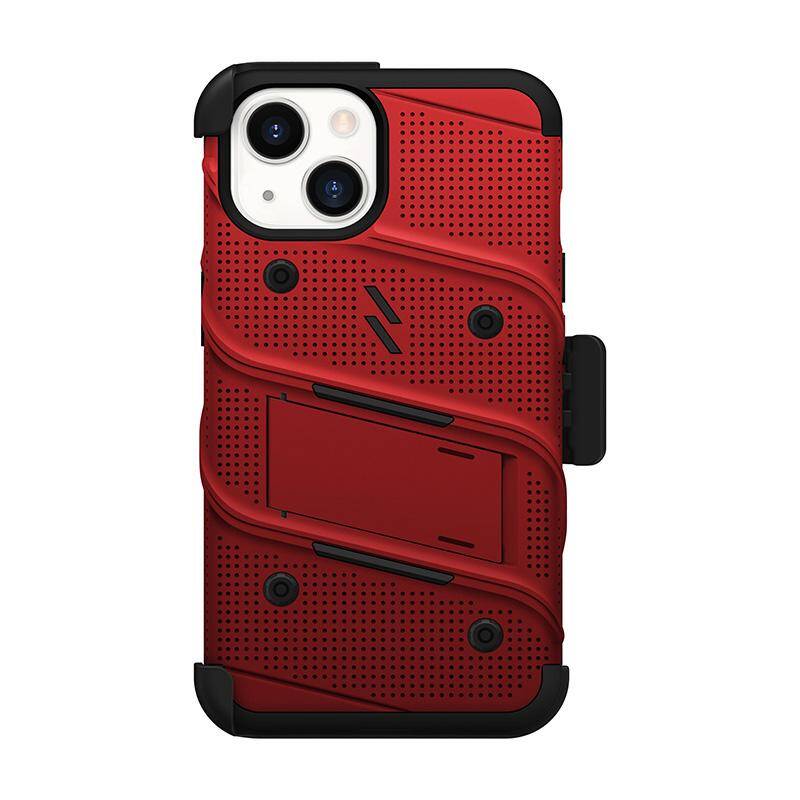 ZIZO BOLT Series Case for iPhone 14 Red Cases and Glass