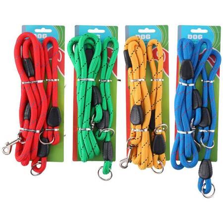 150 cm leash + 45 cm collar (red)