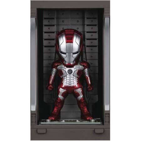 Avengres - Iron Man Mark V with Hall of Armor collectible figure (red-silver)