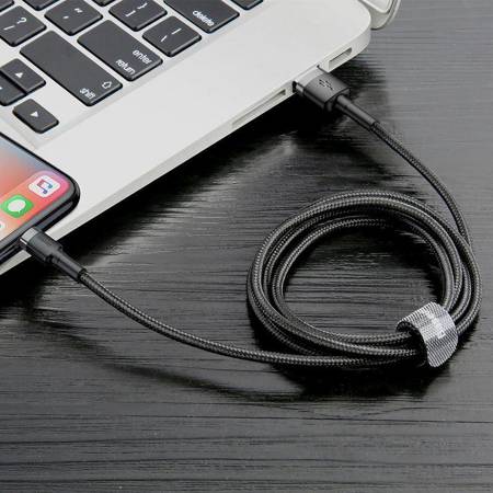 Baseus - Cafule Cable USB to Lightning, 2.4 A, 0.5 m (Gray/Black)