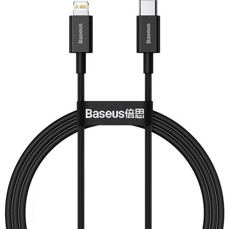 Baseus Superior Series - Connection Cable USB-C to Lightning PD 20W 1m (czarny)