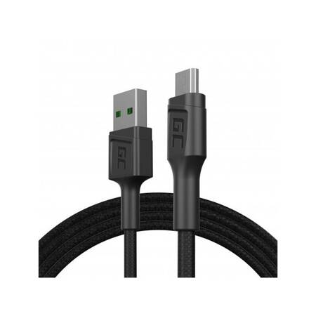 Cable Green Cell GC PowerStream USB-A - Micro USB 120cm Ultra Charge, QC 3.0