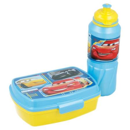 Cars - Breakfast Pack / Lunchbox + water bottle (530 ml) in a bag