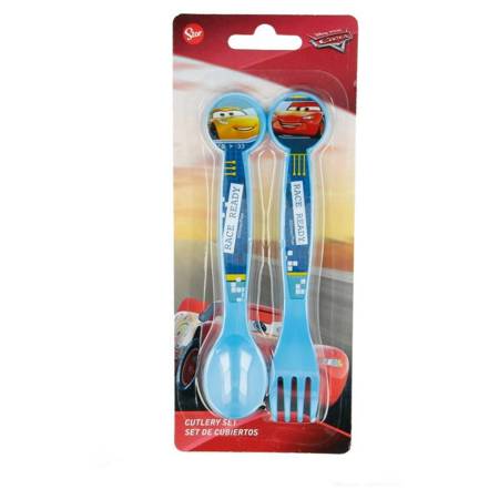 Cars - Cutlery set (spoon and fork)