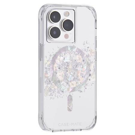 Case-Mate Karat MagSafe - Case decorated with mother-of-pearl for iPhone 14 Pro (A Touch of Pearl)