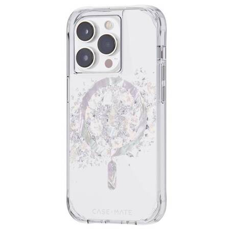 Case-Mate Karat MagSafe - Case decorated with mother-of-pearl for iPhone 14 Pro (A Touch of Pearl)