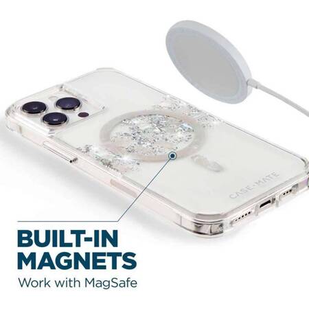 Case-Mate Karat MagSafe - Case decorated with mother-of-pearl for iPhone 14 Pro Max (A Touch of Pearl)