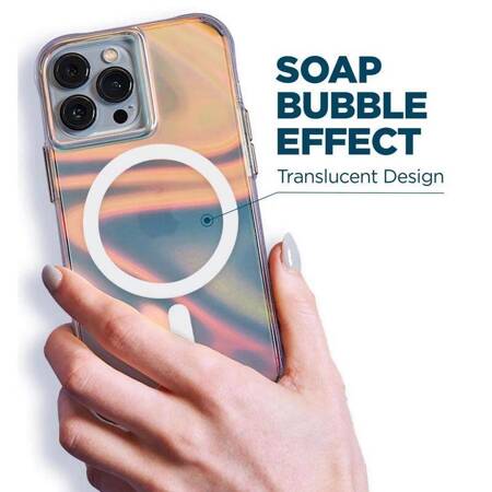 Case-Mate Soap Bubble MagSafe - Case for iPhone 14 Pro (Iridescent)