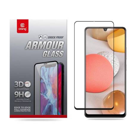 Crong 3D Armor Glass - Tempered glass 9H Full Glue  for the entire screen of the Samsung Galaxy A42 5G