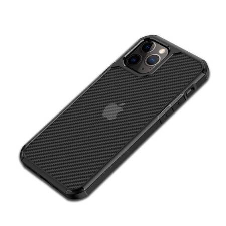 Crong Clear Cover - Protective Case for iPhone 12 Mini (black)