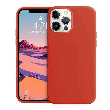 Crong Color Cover - Flexible Case for iPhone 12 Pro Max (Red)