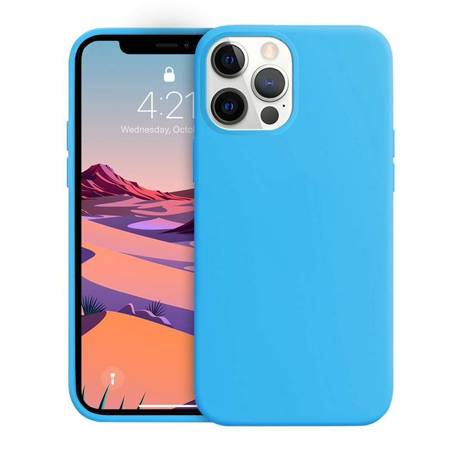 Crong Color Cover - Flexible Case for iPhone 12 / iPhone 12 Pro (Blue)