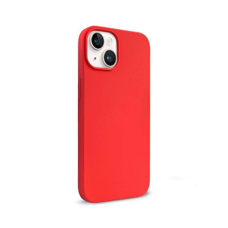 Crong Color Cover Liquid Silicone Case for iPhone 14 Max (Red)