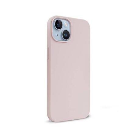 Crong Color Cover Liquid Silicone Case for iPhone 14 Max (Sand Pink)