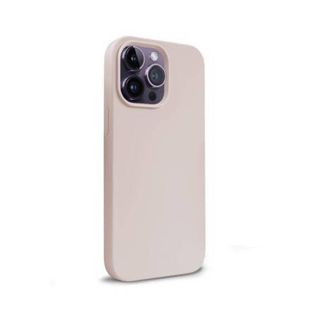 Crong Color Cover Liquid Silicone Case for iPhone 14 Pro Max (Sand Pink)