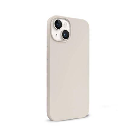 Crong Color Cover Liquid Silicone Case for iPhone 14 (Stone)