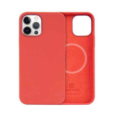 Crong Color Cover Magnetic - Case for iPhone 12 Pro Max MagSafe (Red)