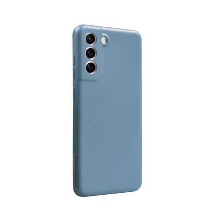 Crong Color Cover Silicone Case for Samsung Galaxy S22+ (Blue)