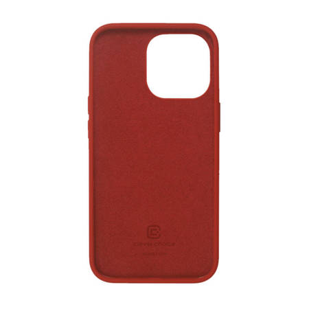 Crong Color Cover Silicone Case for iPhone 13 Pro (Red)