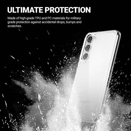 Crong Crystal Shield Cover - Protective case for Samsung Galaxy S23 (Clear)