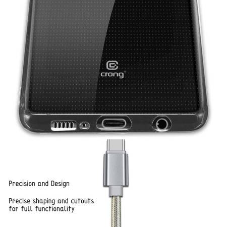 Crong Crystal Slim Cover - Protective Case for Galaxy S10e (clear)