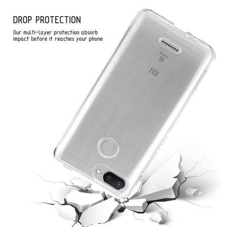 Crong Crystal Slim Cover - Protective Case for Xiaomi Redmi 6 (clear)