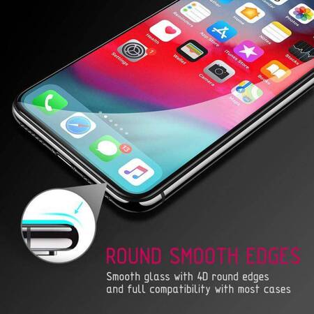 Crong Edge Glass - Full Glue Edge-to-Edge 9H Glass Screen Protector for Huawei Mate 20