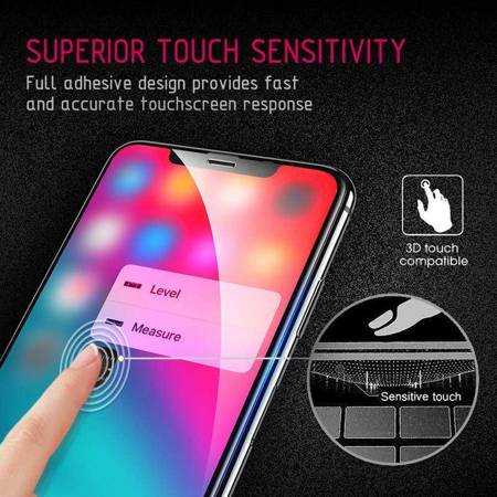 Crong Edge Glass - Full Glue Edge-to-Edge 9H Glass Screen Protector for iPhone 11 Pro / iPhone Xs / X