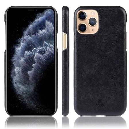 Crong Essential Cover - PU Leather Case for iPhone 11 Pro (Black)