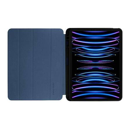 Crong FlexFolio - Case for iPad Pro 11 (2022-2021) / iPad Air 10.9 (5-4 gen.) with Apple Pencil holder (Blue)