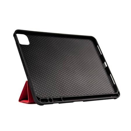 Crong FlexFolio - Case for iPad Pro 11 (2022-2021) / iPad Air 10.9 (5-4 gen.) with Apple Pencil holder (Red)