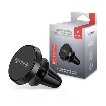 Crong Magnetic Smart Car Phone Holder (black)