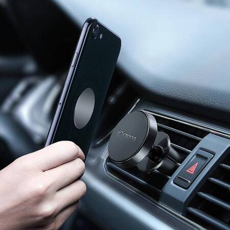 Crong Magnetic Smart Car Phone Holder (black)
