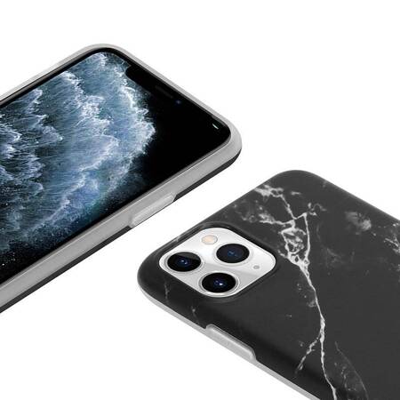 Crong Marble Case – Case for iPhone 11 Pro (Black)