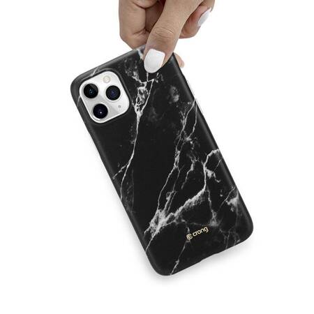 Crong Marble Case – Case for iPhone 11 Pro (Black)