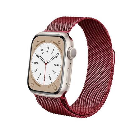 Crong Milano Steel for Apple Watch 38/40/41mm (Crimson Red)
