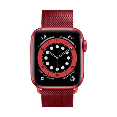 Crong Milano Steel for Apple Watch 38/40/41mm (Crimson Red)