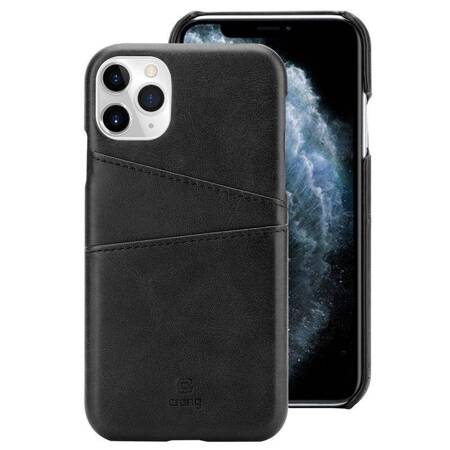 Crong Neat Cover - PU Leather Case for iPhone 11 Pro Max (black)