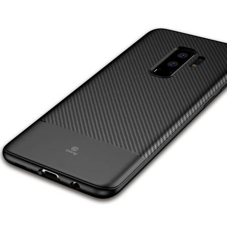 Crong Prestige Carbon Cover - Protective Case for Samsung Galaxy S9+ (black)