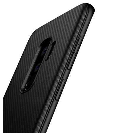 Crong Prestige Carbon Cover - Protective Case for Samsung Galaxy S9+ (black)