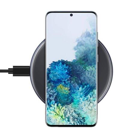 Crong Qi Fast Wireless Charger with Aluminium & Armorplate housing 15W (black)