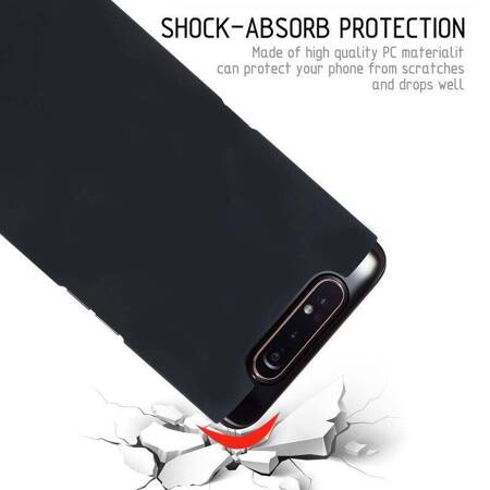 Crong Smooth Skin - Protective Case for Samsung Galaxy A80 / A90 (black)