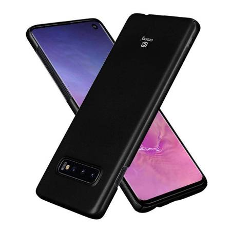 Crong Smooth Skin - Protective Case for Samsung Galaxy S10+ (black)