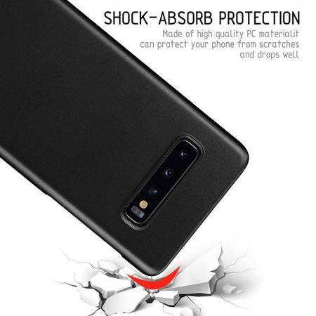 Crong Smooth Skin - Protective Case for Samsung Galaxy S10+ (black)